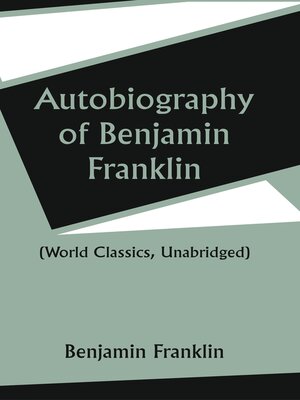 cover image of Autobiography of Benjamin Franklin